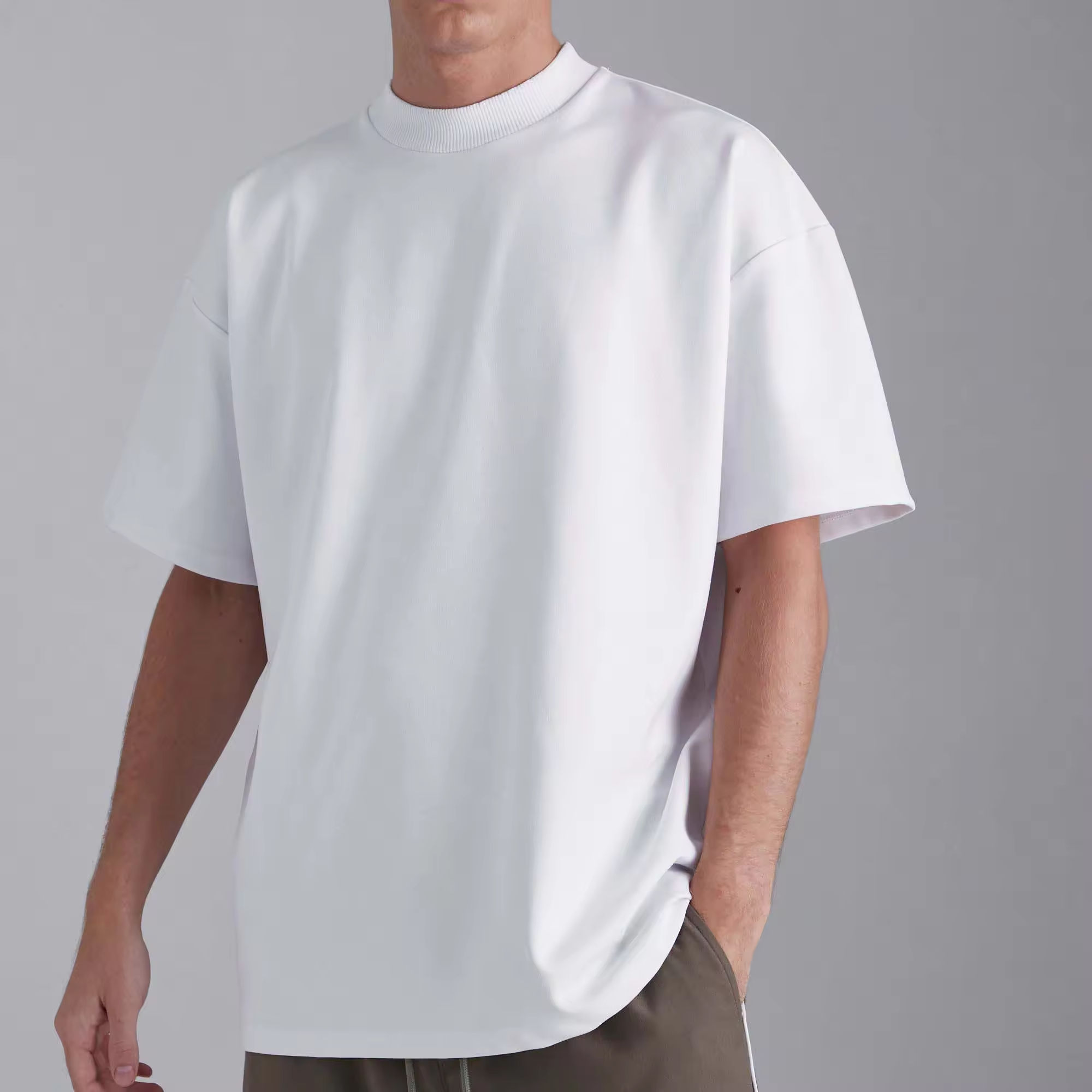 300g 100% Cotton Oversized Drop Shoulder Short-Sleeve T-Shirt