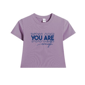 Women's Cropped Boxy T-Shirt with Deep Drop Shoulder#2707